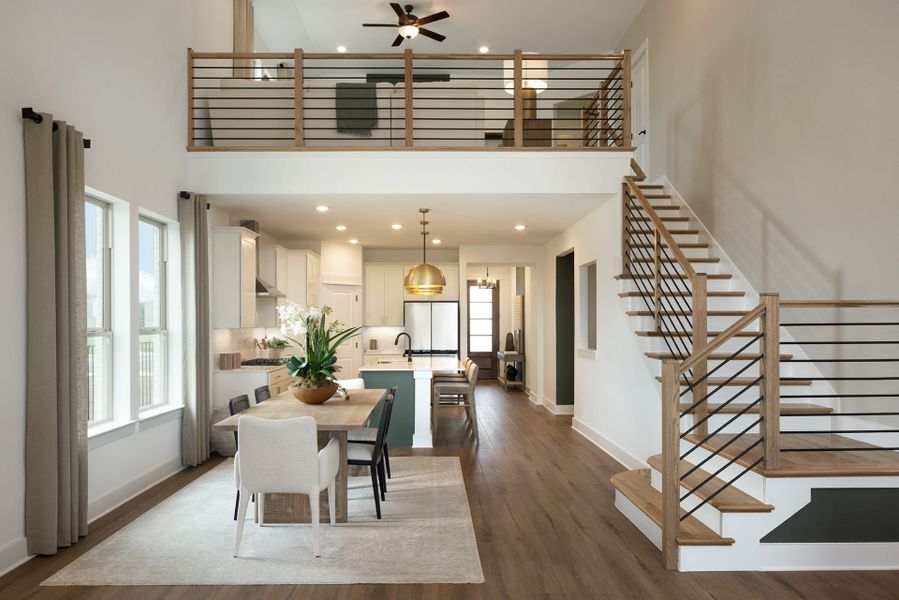 Open Two Story Ceilings