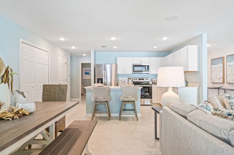 Furnished interior in a model home at Port Charlotte in Port Charlotte (Image 9).