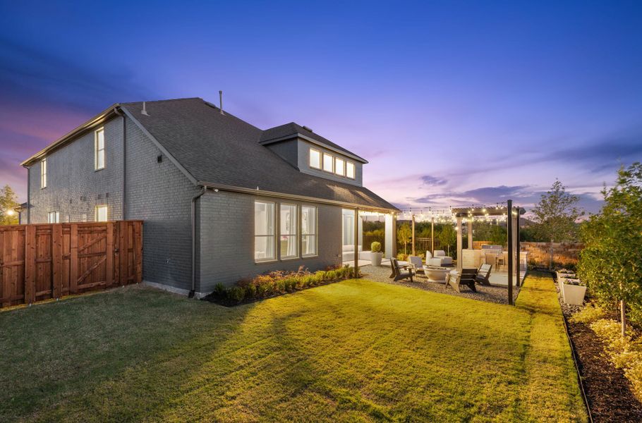 Exterior details of a home in Windsong Ranch, Prosper (Image 34).