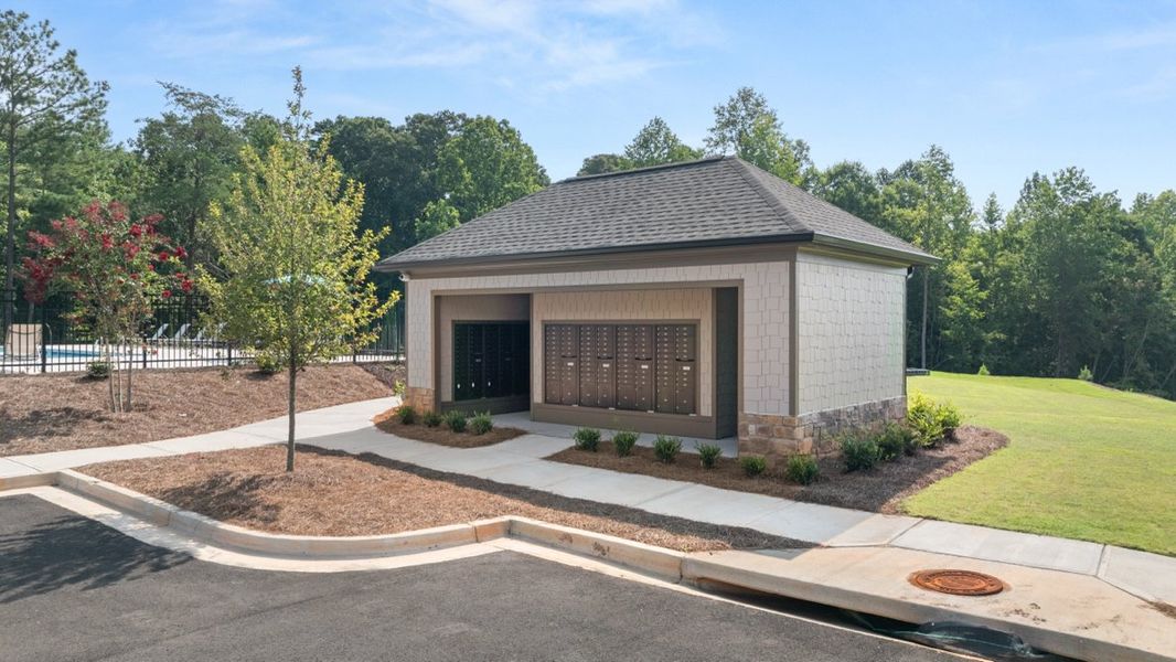 Front exterior of a home in the Oconee Overlook Townhomes community, located in Gainesville, GA (Image 4).