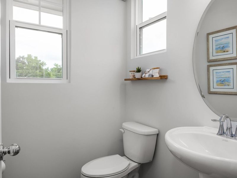 Furnished interior in a model home at Springvale in Willow Spring (Image 18).