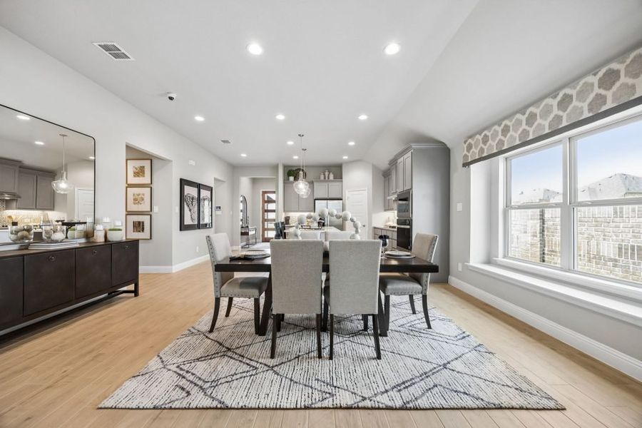 Furnished interior in a model home at Mercer Meadows in Royse City (Image 26).