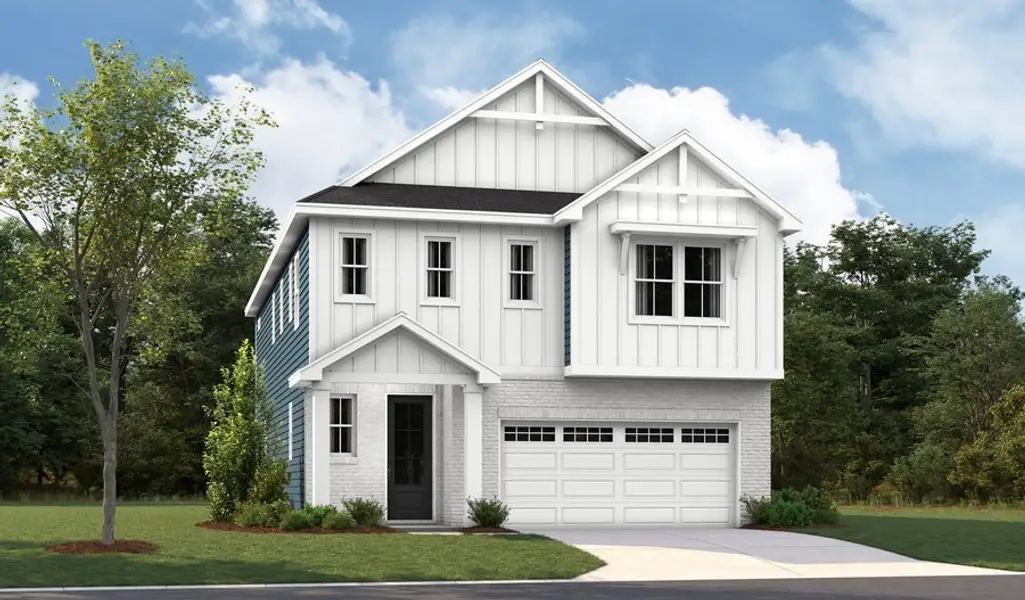 Front exterior of a home in the The Villages at Cider Grove community, located in White House, TN (Image 6). Front exterior of a home in the The Villages at Cider Grove community, located in White House, TN (Image 6).