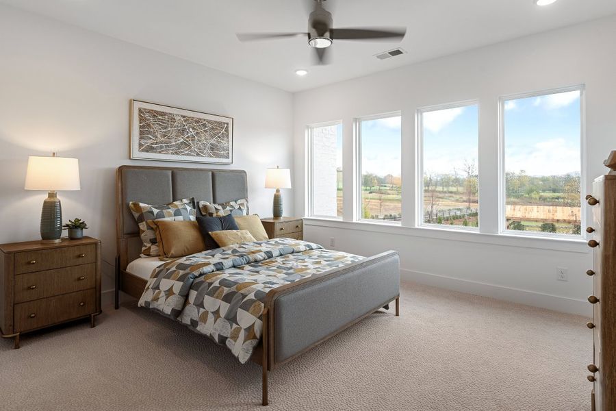 Furnished interior in a model home at Hamilton in Franklin (Image 21).