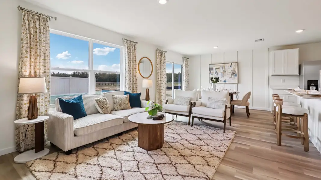 Furnished interior in a model home at Somerset Bay in Spring Hill (Image 9).