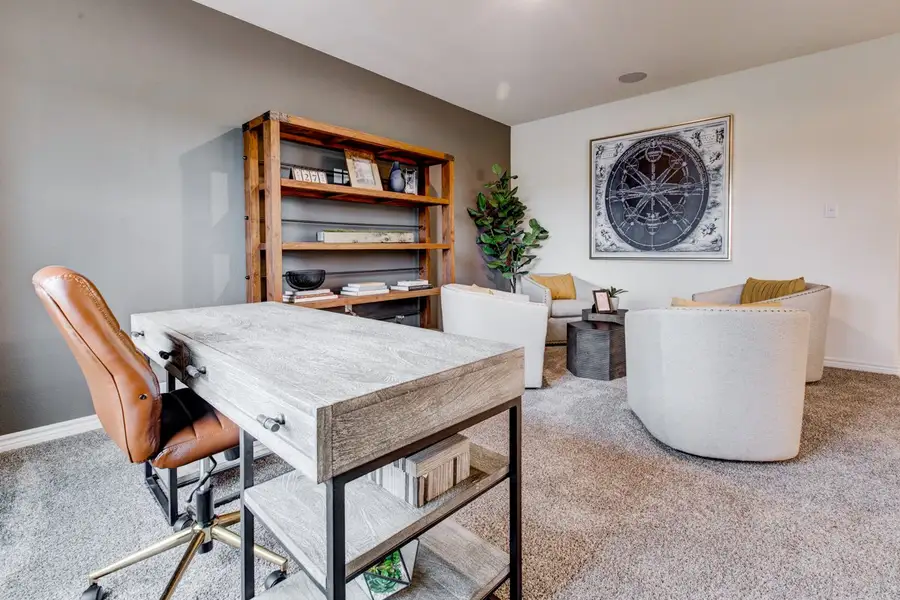 Furnished interior in a model home at Palmilla Springs in Fort Worth (Image 7).