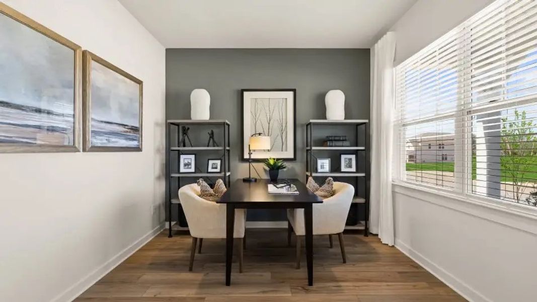 Furnished interior in a model home at Avery Trace in Gallatin (Image 7).