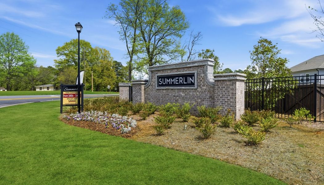 Entrance to the Summerlin community in Winder, GA, featuring signage and landscaping (Image 16).