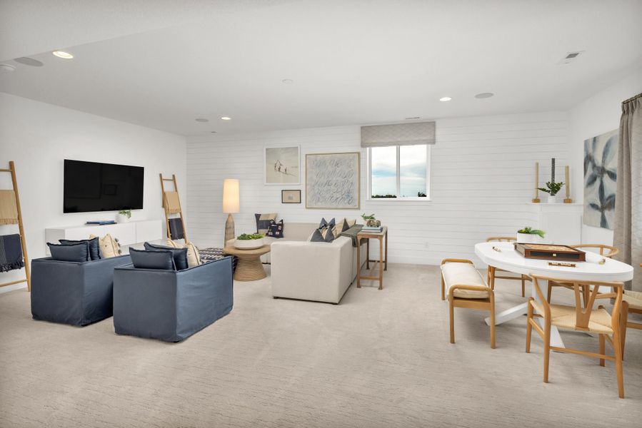 Plan C407 Basement by American Legend Homes Plan C407 Basement by American Legend Homes