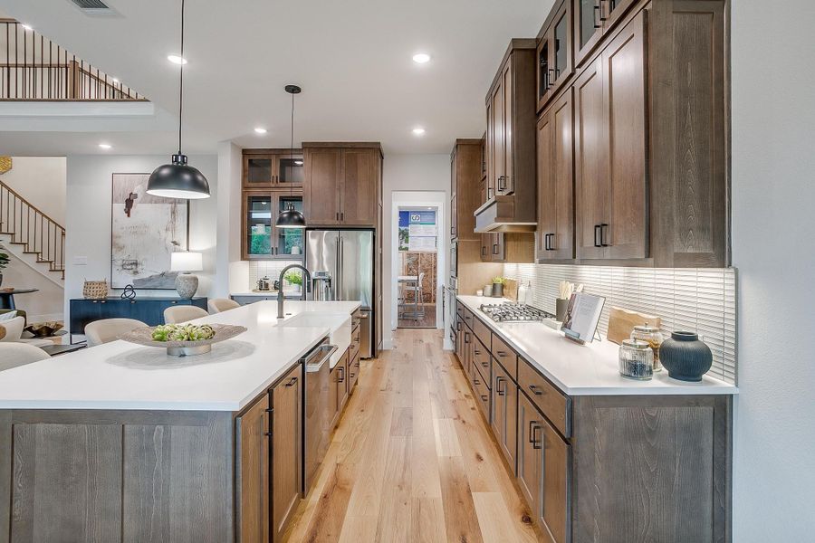 Furnished interior in a model home at Aster Park in McKinney (Image 33).