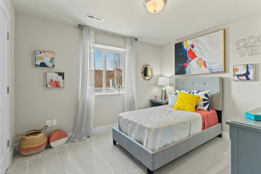 Furnished interior in a model home at The Trails at Aspen Ridge-2 in Colorado Springs (Image 19).