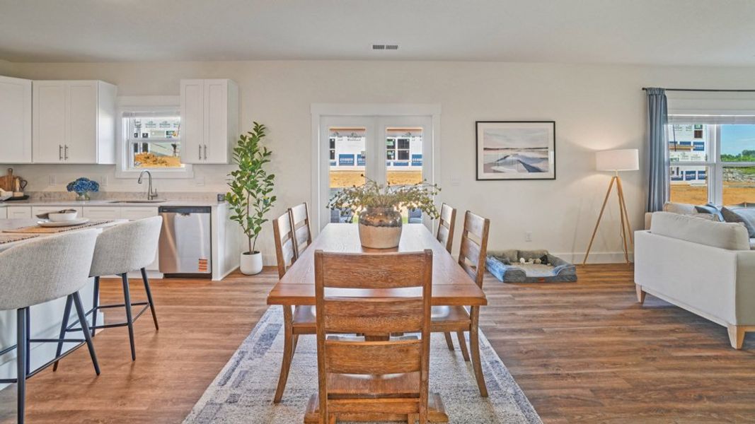 Furnished interior in a model home at Keebler Meadows in Johnson City (Image 17).