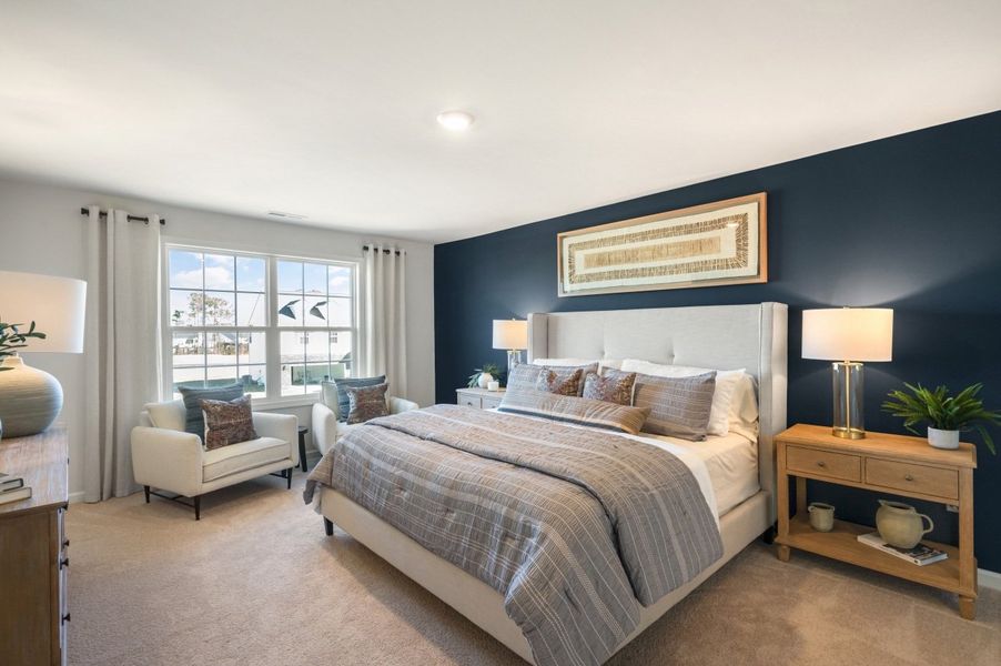 Furnished interior in a model home at Hoke Loop Ridge in Fayetteville (Image 22). Furnished interior in a model home at Hoke Loop Ridge in Fayetteville (Image 22).