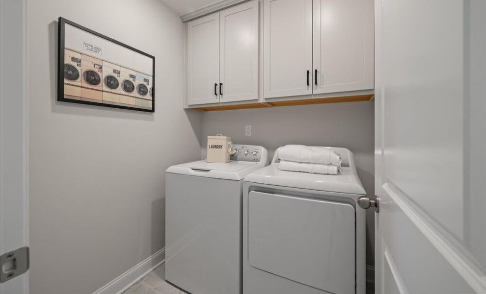 Furnished interior in a model home at Parker's Preserve in Ridgeville (Image 39).