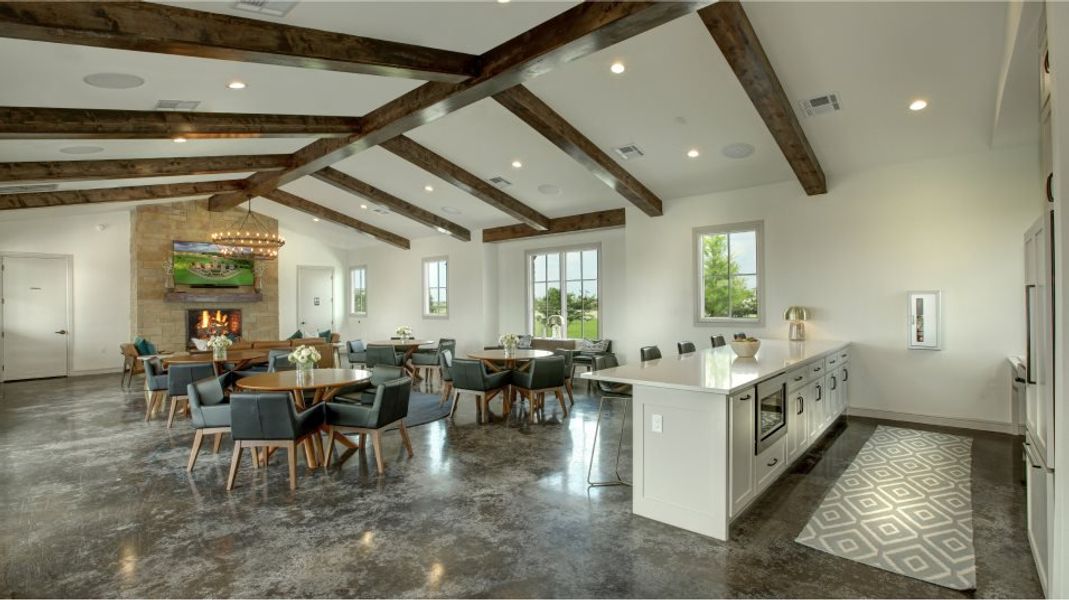 Wildcat Ranch Amenity Clubhouse Interior