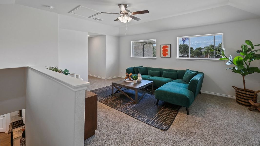 Furnished interior in a model home at The Preserve at Forum in Grand Prairie (Image 24). Furnished interior in a model home at The Preserve at Forum in Grand Prairie (Image 24).