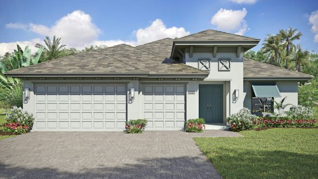 Front exterior of a home in the High Pointe community, located in Vero Beach, FL (Image 50). Front exterior of a home in the High Pointe community, located in Vero Beach, FL (Image 50).