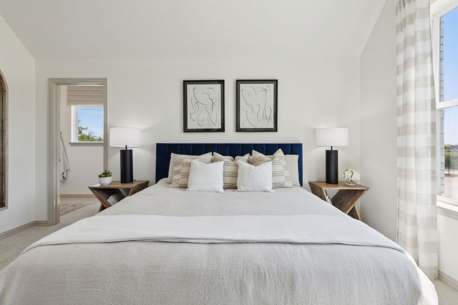 Furnished interior in a model home at Midtown GP in Grand Prairie (Image 24).