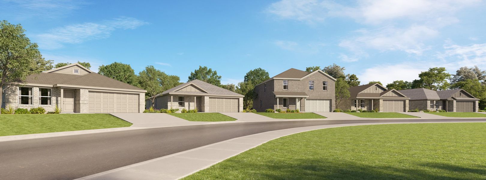 Grove Core Watermill 3 Side Brick Streetscape Grove Core Watermill 3 Side Brick Streetscape