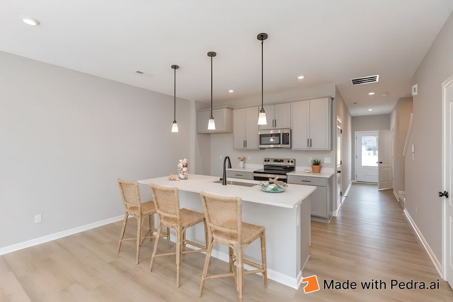 Furnished interior in a model home at Pelican Station in Panama City (Image 6).