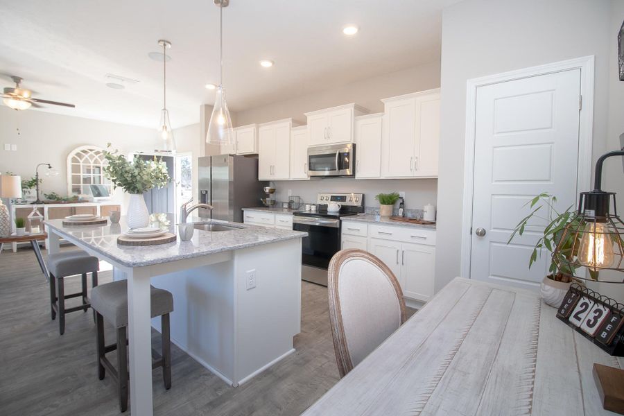 Furnished interior in a model home at Jackson Towne in Murfreesboro (Image 24). Furnished interior in a model home at Jackson Towne in Murfreesboro (Image 24).