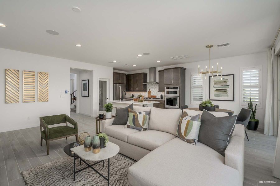 Great Room | Uptown | Madison Square | New homes in Phoenix, Arizona | Landsea Homes