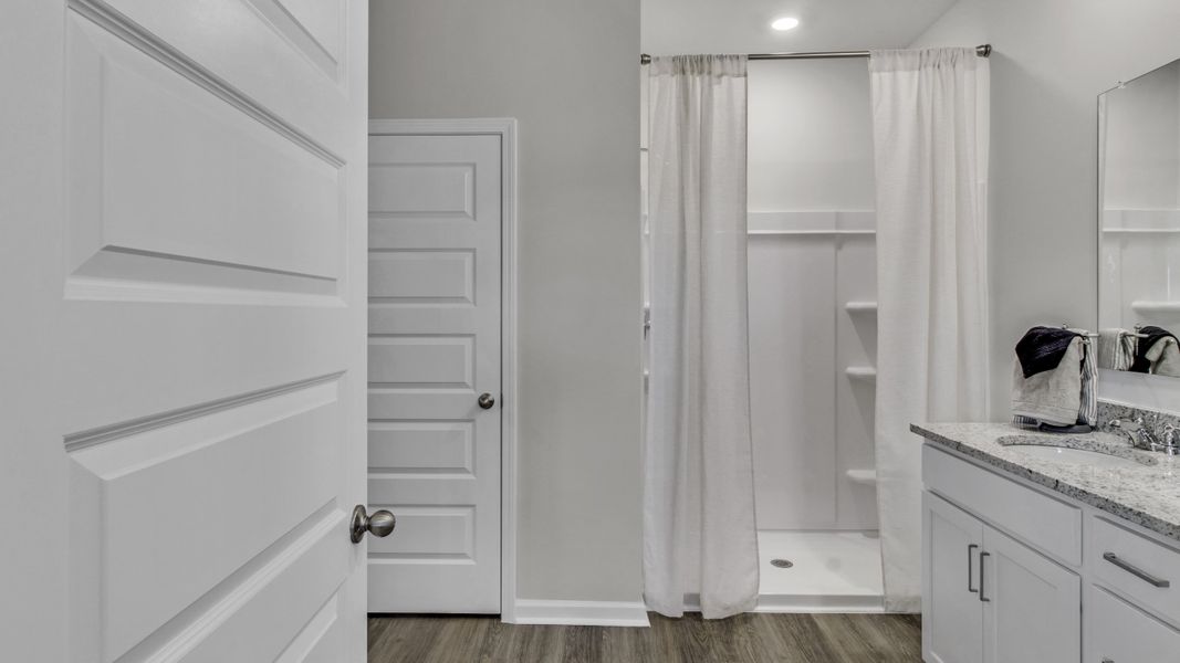 Furnished interior in a model home at Bailey Park in Fayetteville (Image 33).