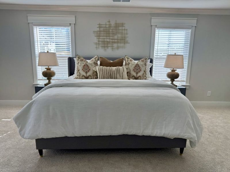 Furnished interior in a model home at Springside Reserve in Powder Springs (Image 63).