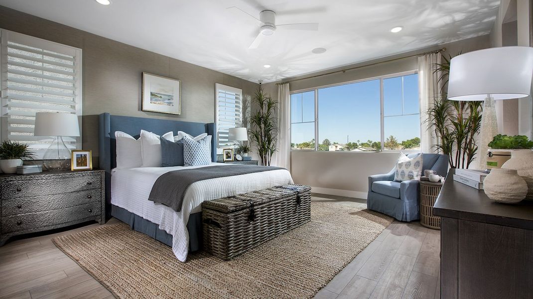 Furnished interior in a model home at Blossom Rock in Apache Junction (Image 8). Furnished interior in a model home at Blossom Rock in Apache Junction (Image 8).