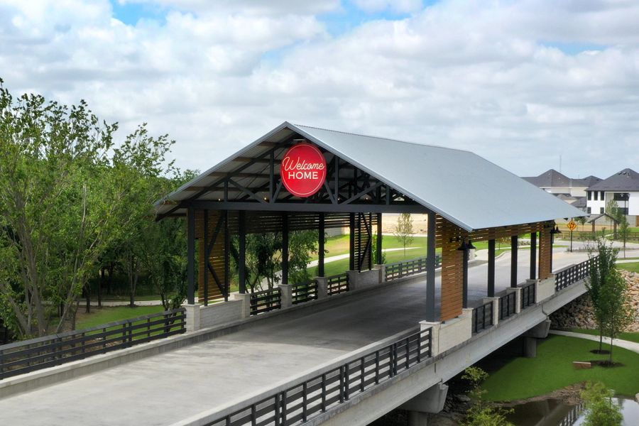 Treeline covered bridge