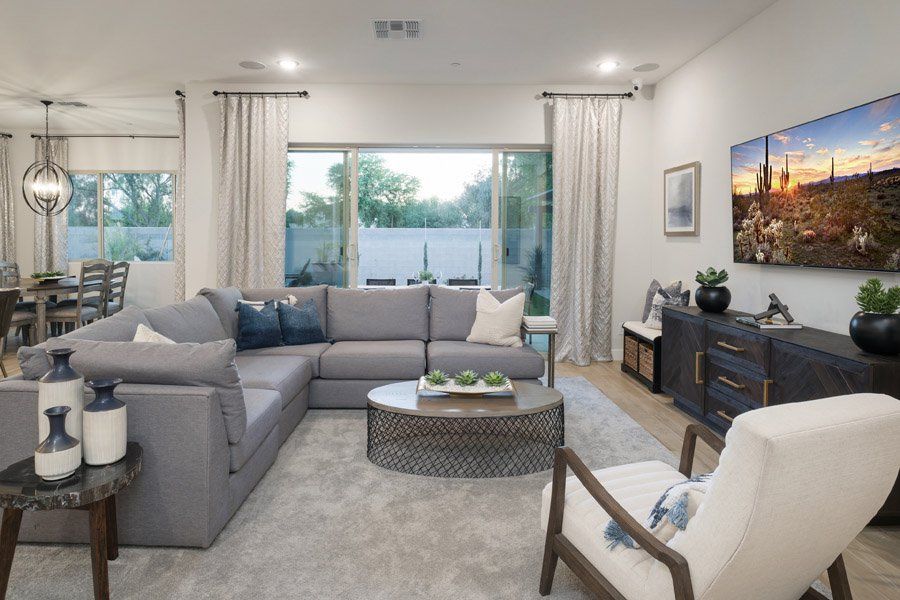 Furnished interior in a model home at Stonefield in Surprise (Image 10).