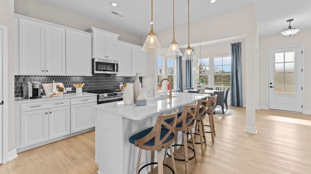 Furnished interior in a model home at Miller Farm Single Family Homes in Pineville (Image 35). Furnished interior in a model home at Miller Farm Single Family Homes in Pineville (Image 35).