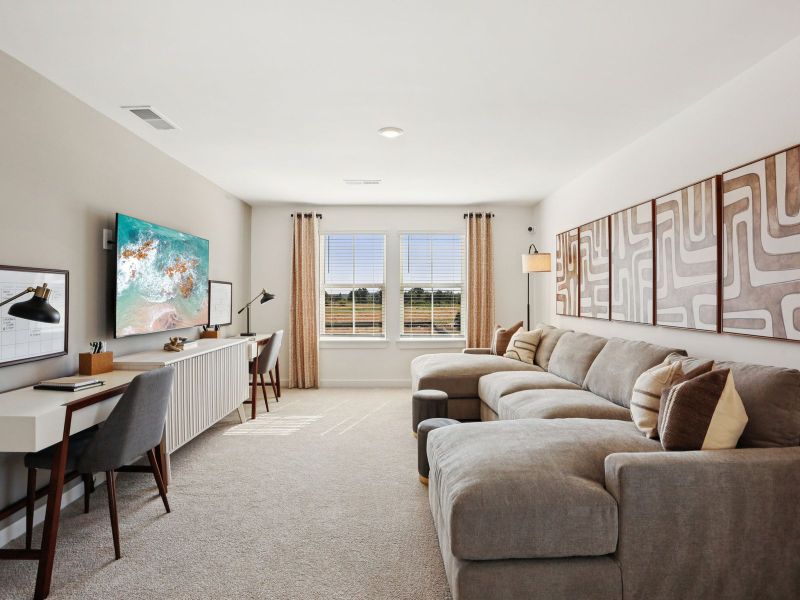 Furnished interior in a model home at Bear Springs in Columbia (Image 19).