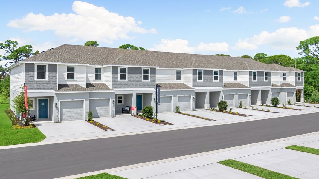 Front exterior of a home in the The Towns at Tiburon community, located in Nokomis, FL (Image 29).