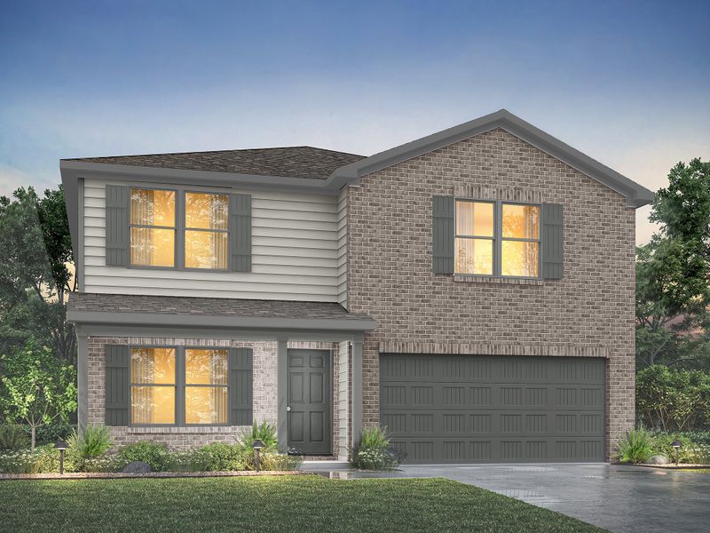 Front exterior of a home in the The Quarry community, located in Cuero, TX (Image 14).