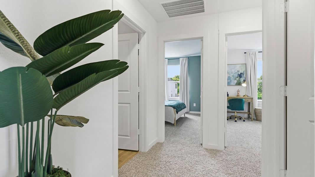 Furnished interior in a model home at Murphy Village in Missouri City (Image 22).