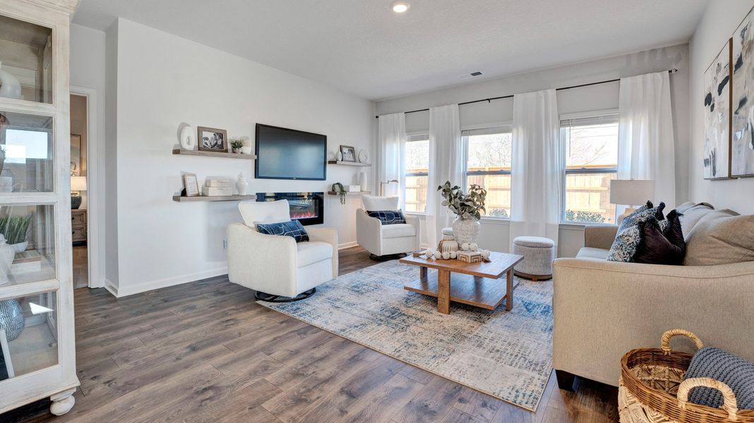Furnished interior in a model home at The Orchard in Millington (Image 20).