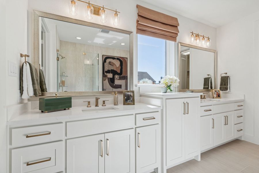 Furnished interior in a model home at Lakewood Village in Lakewood Village (Image 23).