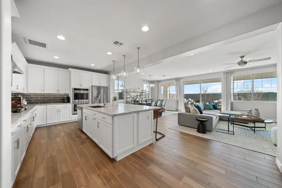 Furnished interior in a model home at Parkside in Phoenix (Image 4).