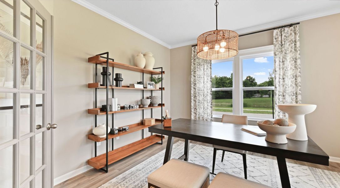Furnished interior in a model home at Seminole Bend in Pensacola (Image 7). Furnished interior in a model home at Seminole Bend in Pensacola (Image 7).