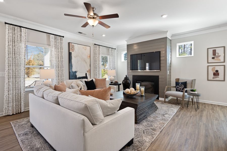 Furnished interior in a model home at Lockewood in Cartersville (Image 24). Furnished interior in a model home at Lockewood in Cartersville (Image 24).