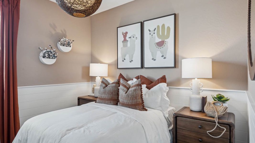 Furnished interior in a model home at Elena Trails in Maricopa (Image 21).