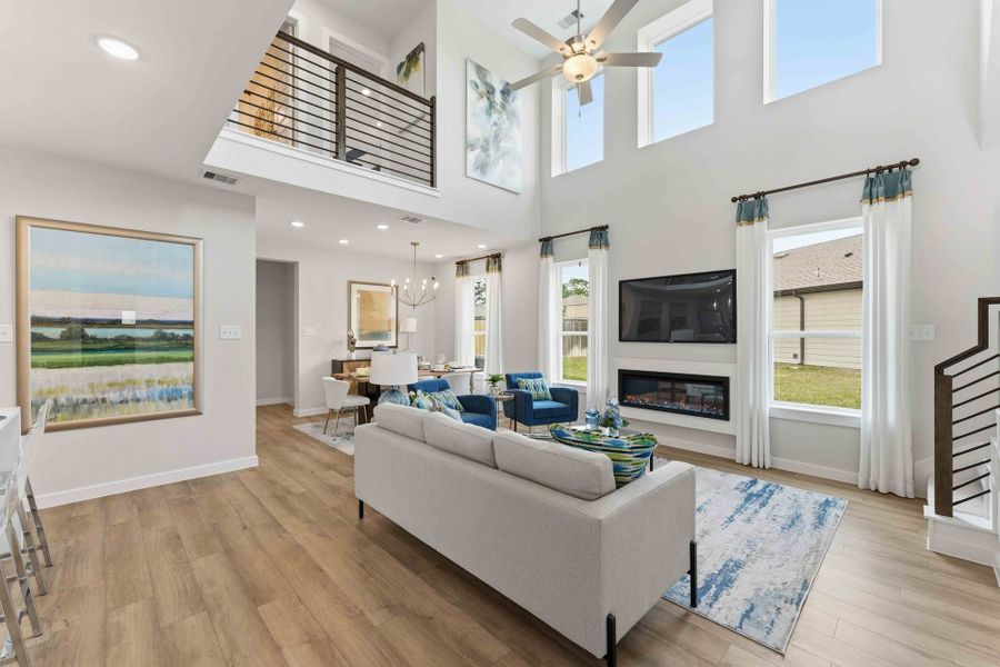 Furnished interior in a model home at Cielo in Cut and Shoot (Image 21).
