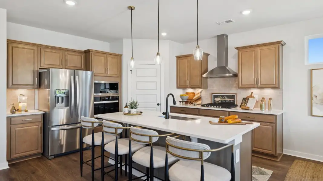Furnished interior in a model home at Walnut Ridge in Lebanon (Image 21).