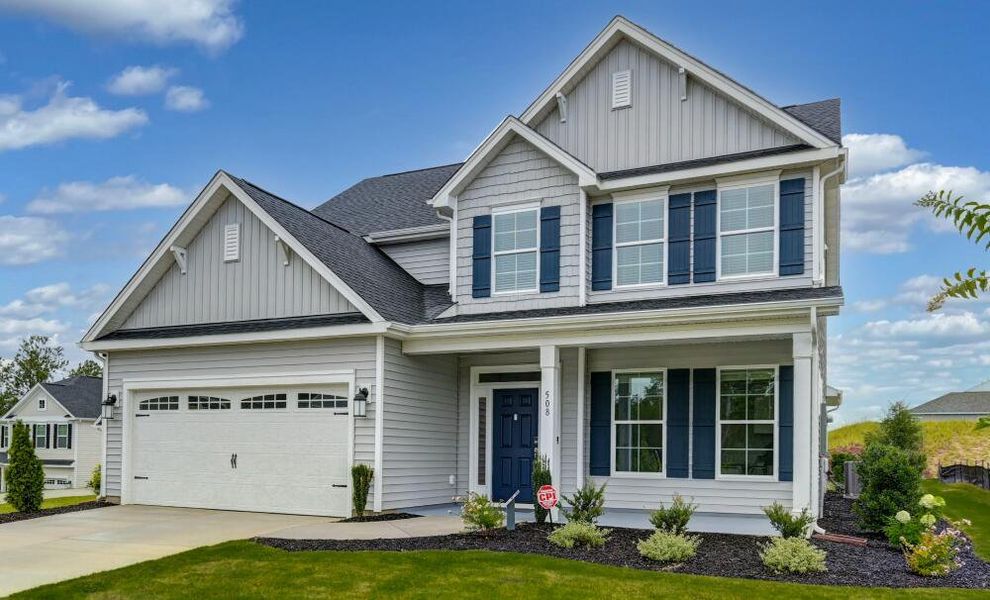 Front exterior of a home in the Arbordale Reserve community, located in Elgin, SC (Image 9).