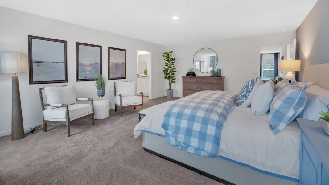 Furnished interior in a model home at Mary's Pointe in Clinton (Image 27). Furnished interior in a model home at Mary's Pointe in Clinton (Image 27).