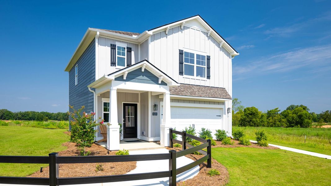 Front exterior of a home in the Harbor Crest community, located in Ooltewah, TN (Image 11).