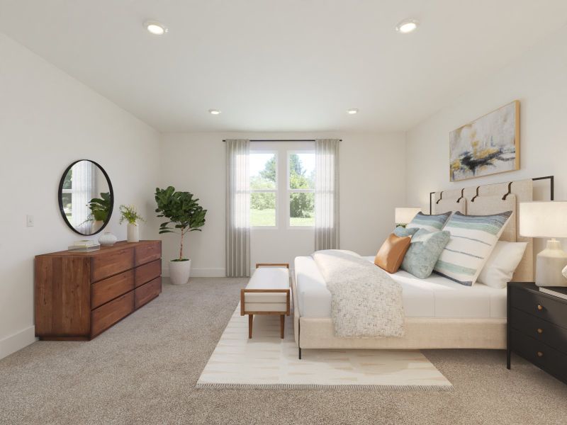 Furnished interior in a model home at Station Hill - Reserve Series in Franklin (Image 6). Furnished interior in a model home at Station Hill - Reserve Series in Franklin (Image 6).