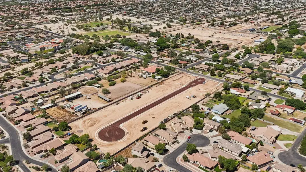Site preparation and early development at Citrus Pointe in Phoenix, AZ (Image 8).