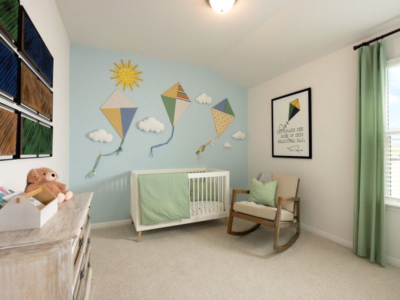 Furnished interior in a model home at Turner's Crossing - Reserve Collection in Buda (Image 25). Furnished interior in a model home at Turner's Crossing - Reserve Collection in Buda (Image 25).